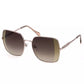 Pink Metal Women Sunglass