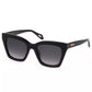Black Plastic Women Sunglass
