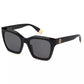 Black Acetate Women Sunglasses