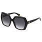 Black Acetate Women Sunglass