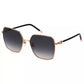 Gold Metal Women Sunglass