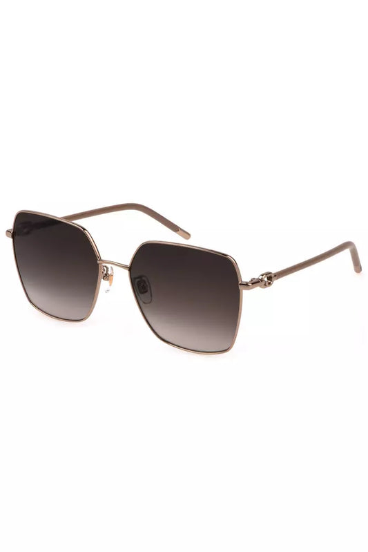Gold Metal Women Sunglass