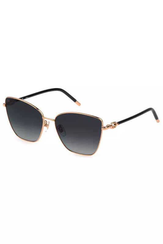 Gold Metal Women Sunglass