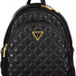 Black Polyethylene Women Backpack