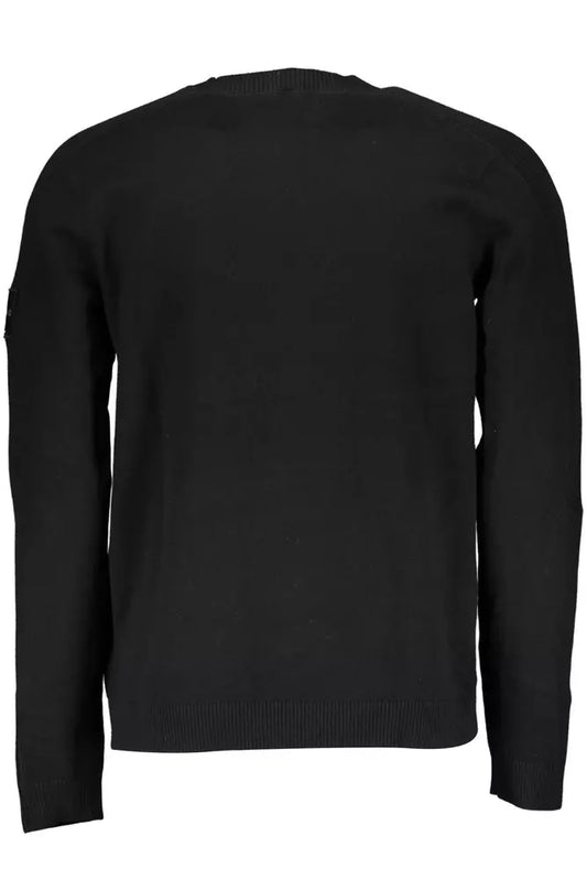 Black Cotton Men Shirt