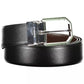 Black Leather Men Belt