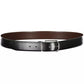 Black Leather Men Belt