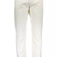 White Cotton Men Trouser