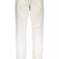 White Cotton Men Trouser