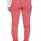 Pink Cotton Women Jean
