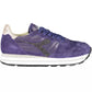 Blue Leather Women Sneaker