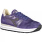 Blue Leather Women Sneaker