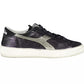 Black Leather Women Sneaker