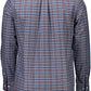 Blue Cotton Men Shirt