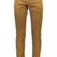 Brown Cotton Mens Trouser
