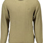 Green Cotton Men Shirt