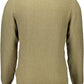 Green Cotton Men Shirt