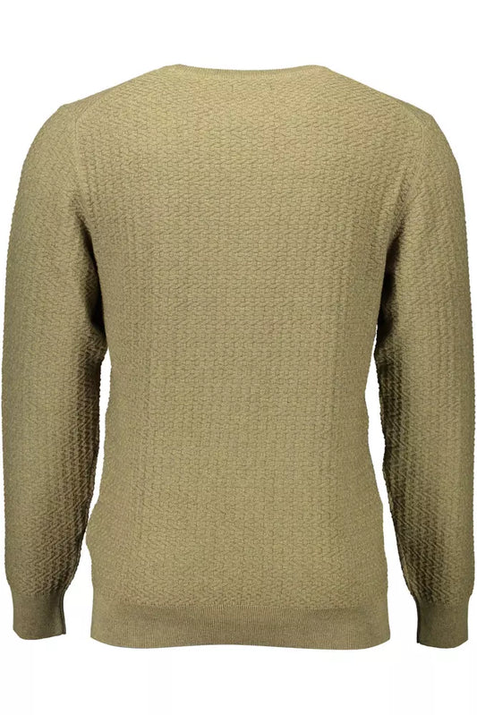 Green Cotton Men Shirt