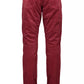 Red Cotton Men Trouser