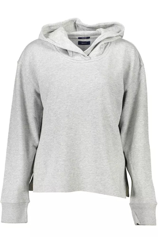 Gray Cotton Women Sweater
