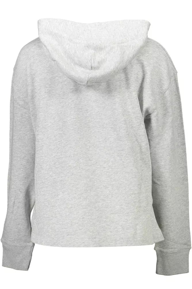 Gray Cotton Women Sweater
