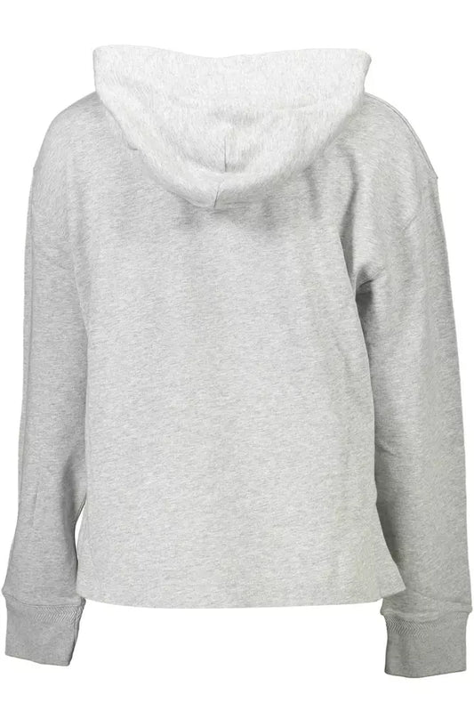 Gray Cotton Women Sweater