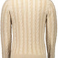 Beige Wool Men Sweater