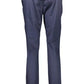 Blue Cotton Women Pants