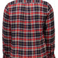 Red Cotton Men Shirt