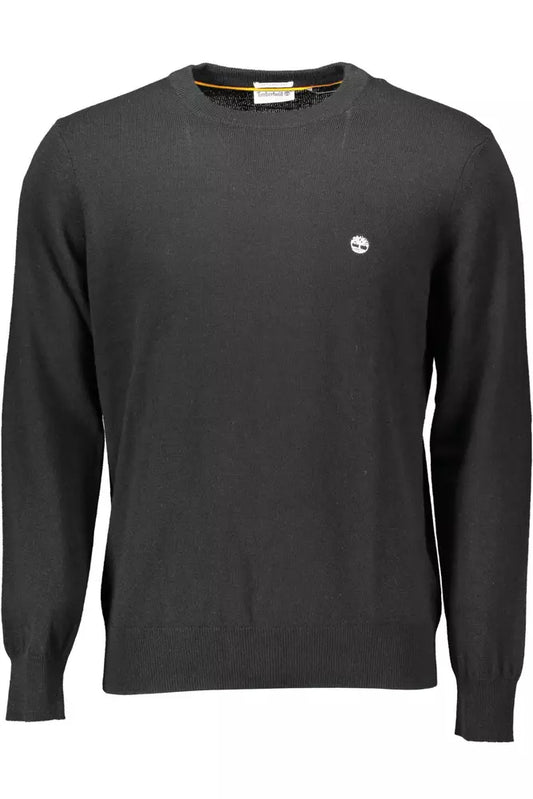 Black Wool Men Sweater