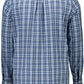 Blue Cotton Men Shirt