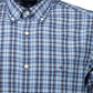 Blue Cotton Men Shirt
