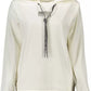 White Cotton Women Sweater