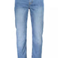 Light Blue Cotton Men Jeans