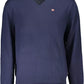 Blue Wool Men Sweater