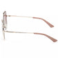 Gold Metal Women Sunglass
