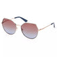 Pink Metal Women Sunglass