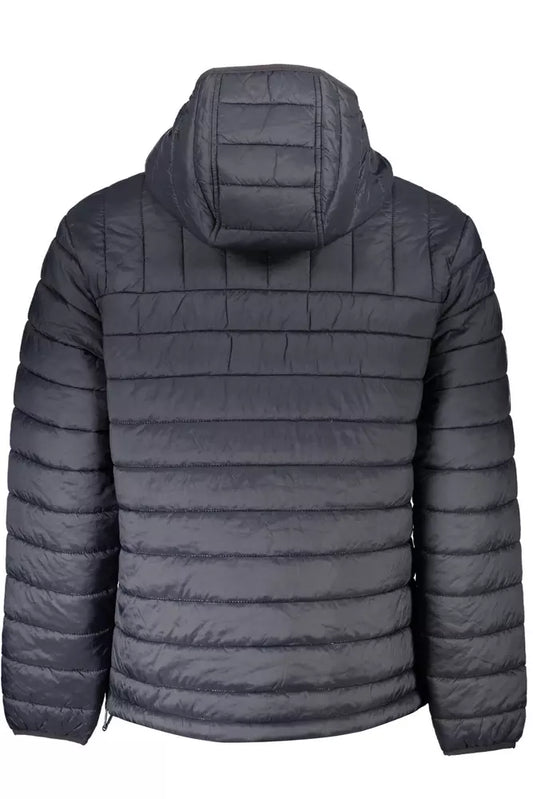 Black Polyamide Men Jacket