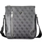 Black Polyethylene Mens Shoulder Bag