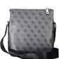 Black Polyethylene Mens Shoulder Bag
