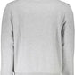 Gray Cotton Men Sweater