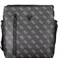 Black Polyethylene Men Shoulder Bag