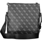 Black Polyethylene Men Shoulder Bag