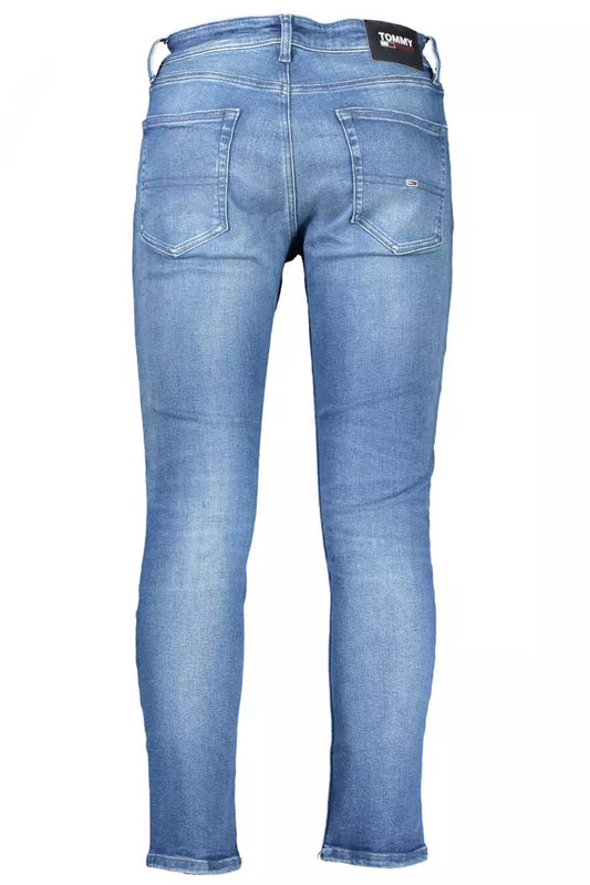 Blue Cotton Men Jeans