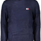 Blue Acrylic Men Sweater