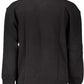 Black Cotton Men Sweater