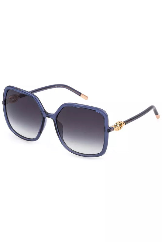 Blue Polycarbonate Women Sunglasses