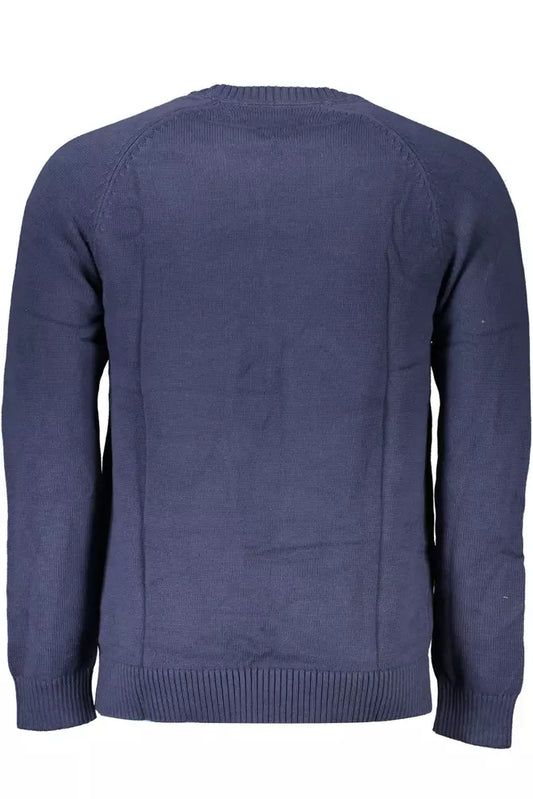 Blue Cotton Men Shirt