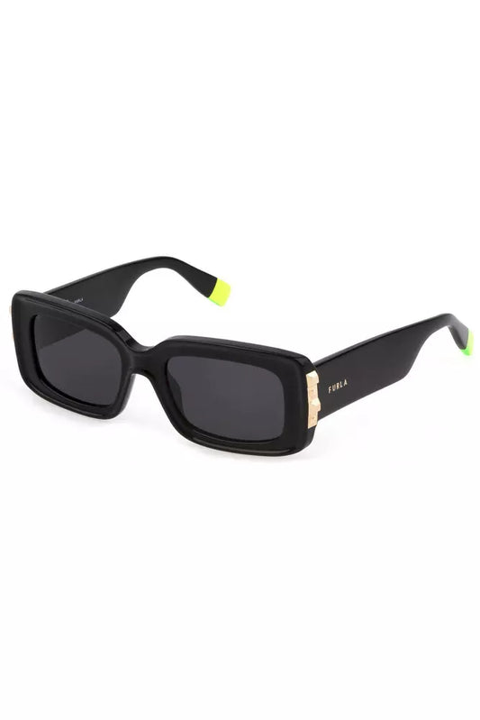 Black Plastic Women Sunglass