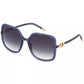 Blue Polycarbonate Women Sunglasses